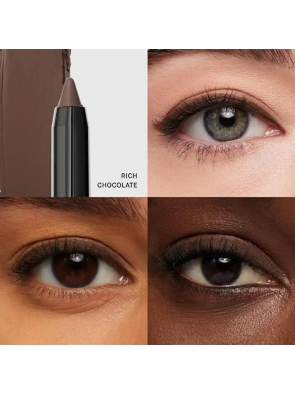 Long-Wear Waterproof Eyeliner Stick | 24-Hour Smudge-Proof, Fine Tip, Matte
